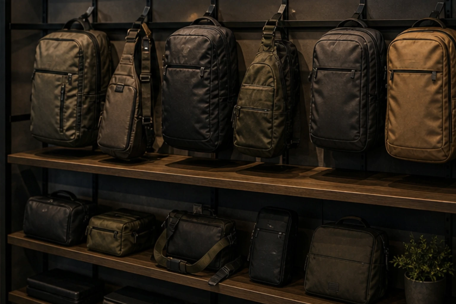 commute and short-travel backpack edit with utility pockets laptop sleeve and refined fabric textures